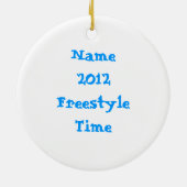 STAR SWIMMER CHRISTMAS ORNAMENT SJABLOON (Achterkant)