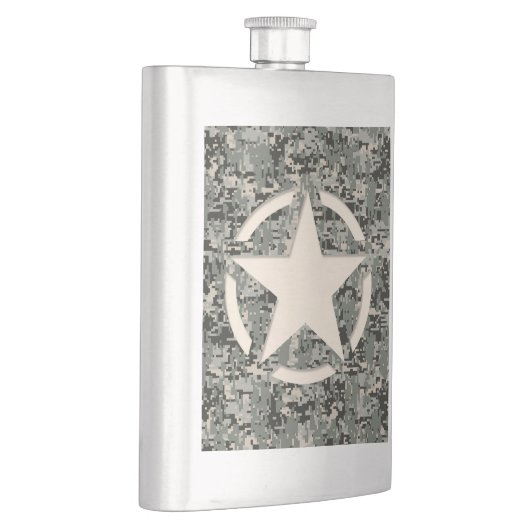 Star Symbol Pixel Digital Camouflage Flacon (Rechts)