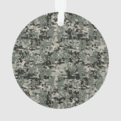 Star Symbol Pixel Digital Camouflage Ornament (achterkant)
