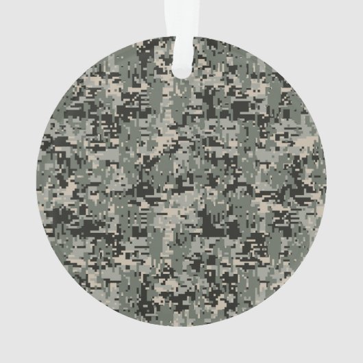 Star Symbol Pixel Digital Camouflage Ornament (achterkant)