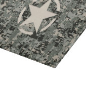 Star Symbol Pixel Digital Camouflage Snijplank (Hoek)