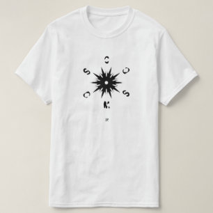 Star-symbool en motto (kosmos) v1 t-shirt