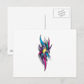 Star Tails Tattoo Design Briefkaart (Voorkant / Achterkant)