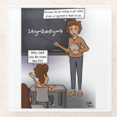 Star Teacher Glass Onderzetters (Voorkant)