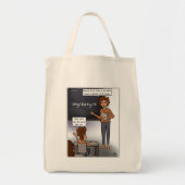 Star Teacher Kruidenier Canvas tas (Voorkant)