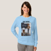 Star Teacher T-shirt met lange mouwen voor dames (Voorkant volledig)