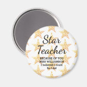 STAR-TEACHERAPPARAAT dacht ik dat ik me kon aanpas Magneet (Voorkant / Achterkant)
