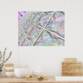 Star Tetra Bubble Grid Poster (Keuken)