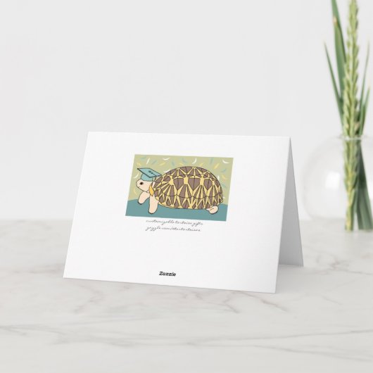 Star Tortoise Afstuderen Kaart 4 (Achterkant)