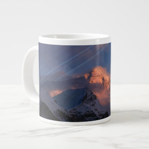 Star Trail Everest Tibet, China Grote Koffiekop