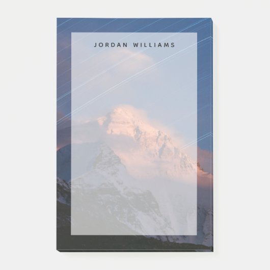 Star Trail Everest Tibet, China Post-it® Notes (Voorkant)