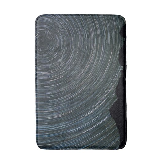 Star Trails Around Polaris Ingalls Pass Badmat (Voorkant Verticaal)