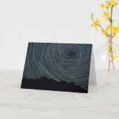 Star Trails Around Polaris | Ingalls Pass Kaart (Gele Bloem)