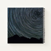 Star Trails Around Polaris Ingalls Pass Notitieboek (Achterkant)