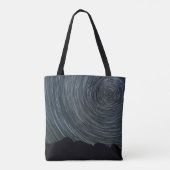 Star Trails Around Polaris Ingalls Pass Tote Bag (Achterkant)