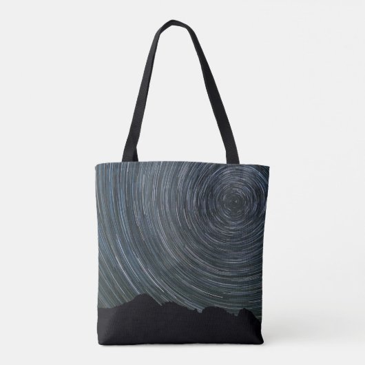 Star Trails Around Polaris Ingalls Pass Tote Bag (Achterkant)