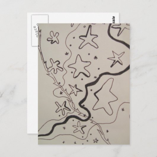 Star Trails Briefkaart (Voorkant / Achterkant)