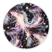 Star Trails Keramische Knop (Voorkant)