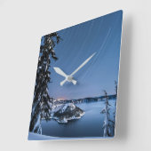 Star Trails | Nationaal park Crater Lake Vierkante Klok (Hoek)