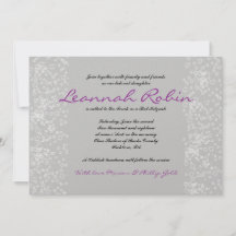 STAR TREE Bar Bat Mitzvah Uitnodiging