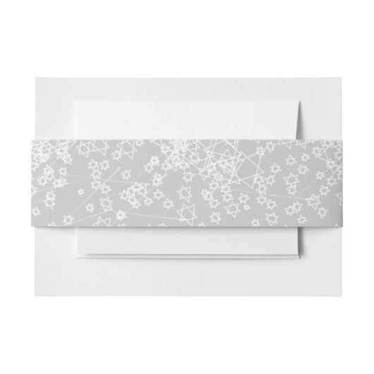 STAR TREE Bat Bar Mitzvah Wrap Band Uitnodigingen Wikkel (Voorkant Voorbeeld)