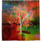 Star Tree Shower Curtain Douchegordijn (Voorkant)