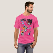 Star Trek: De originele serie Planetaire Ruimtevle T-shirt (Voorkant volledig)
