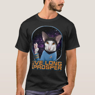 Star Trek: De originele serie Spock Cat Live Long T-shirt