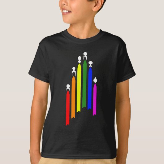 Star Trek Gay Pride T-Shirt (Voorkant)