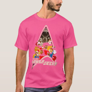 Star Trek Lower Decks Full Crew Poster T-shirt
