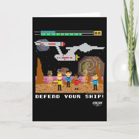 Star Trek Original Series Pixel Video Game  Kaart (Voorkant)