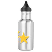 Star Trio Liberty Bottle, geel Waterfles (Rechts)