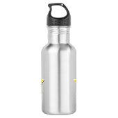 Star Trio Liberty Bottle, geel Waterfles (Achterkant)