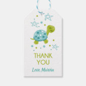 Star Turtle Gift Label Cadeaulabel (Voorkant)