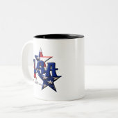 Star USA Tweekleurige Koffiemok (Voorkant links)