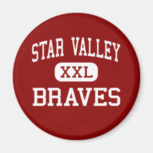 Star Valley - Braves - High School - Afton Wyoming Magneet