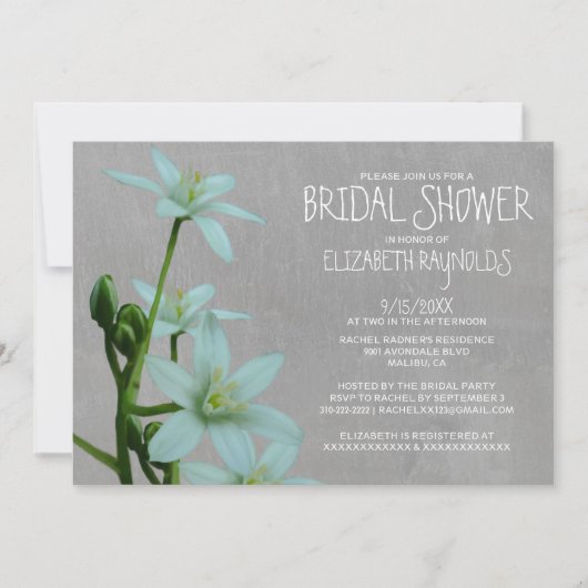 Star van Bethlehem Bridal Shower Kaart (Voorkant)