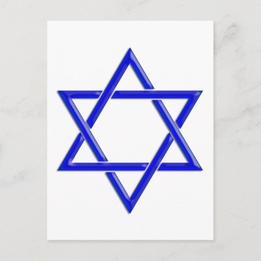 STAR VAN DAVID BRIEFKAART (Voorkant)
