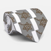 STAR VAN JUDAISM.JEWISH STAR STROPDAS (Opgerold)