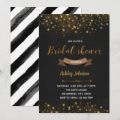 Star vrijgezellenfeest feestuitnodiging kaart (Voorkant / Achterkant)