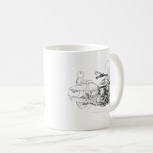 Star VStar 950 tour 2011 Koffiemok (Voorkant rechts)