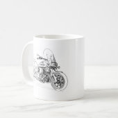 Star VStar 950 tour 2011 Koffiemok (Voorkant links)