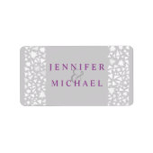 STAR WALL Joods Weddenschap Etiket (Voorkant)