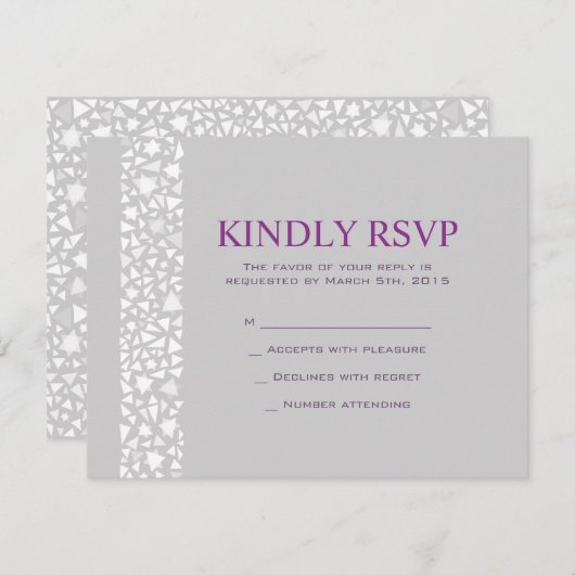 STAR WALL Joods Weddenschap Kaart (Voorkant / Achterkant)