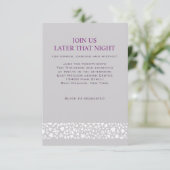 STAR WALL Joodse Bruiloft Receptie Party Kaart (Staand voorkant)