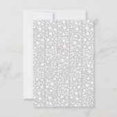 STAR WALL Joodse Bruiloft Receptie Party Kaart (Achterkant)