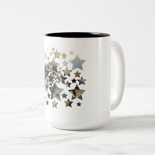 Star Warrior Tweekleurige Koffiemok (Voorkant rechts)