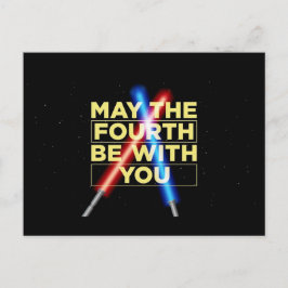 Star Wars-dag wenskaart (4 mei) Briefkaart