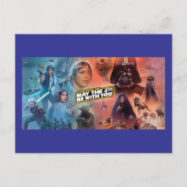 Star Wars-dag wenskaart (4 mei) Briefkaart