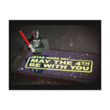 Star Wars-dag wenskaart (4 mei)